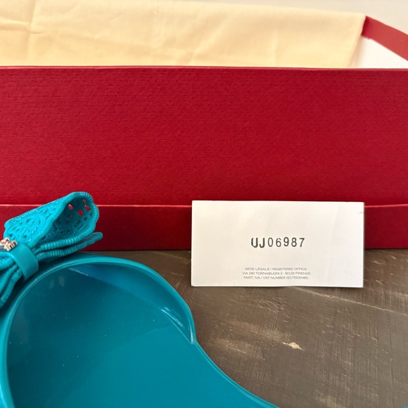 Salvatore Ferragamo Women's Blue Flats - Picture 2 of 11